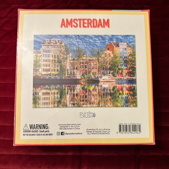 Amsterdam Jigsaw Puzzle 1000 Piece (NIB) - Picture 5 of 7